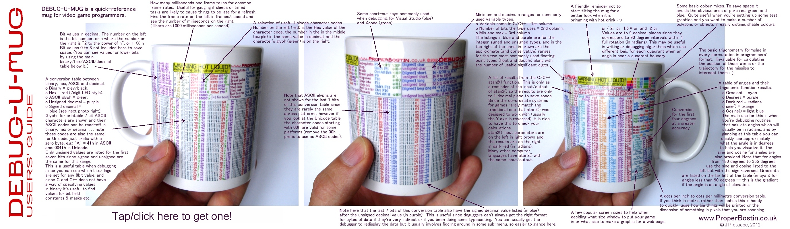 DEBUG-U-MUG info.